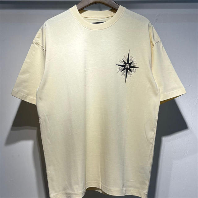 Amir* Blue Logo T-Shirt Black Beige