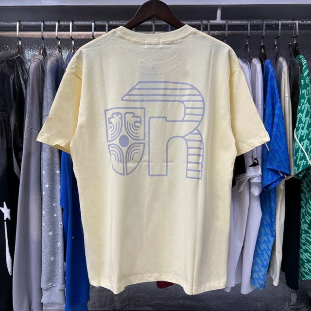 Rhude Egyptian Pharaoh T-Shirts (Black Beige White)