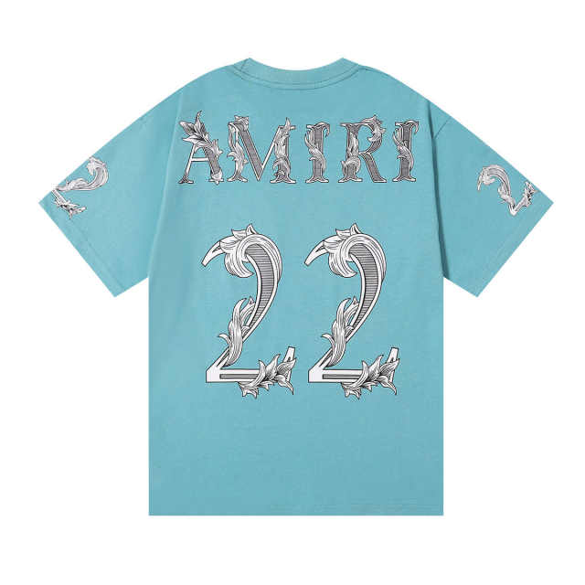 Vine Wrap Numeric Letter Print  Tee 3 colors