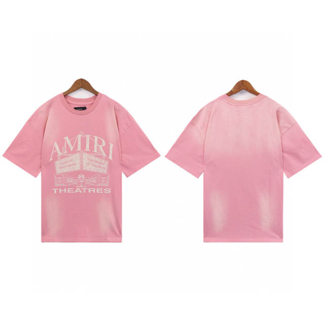 Theeatre LogoT-Shirt Black Blue Pink