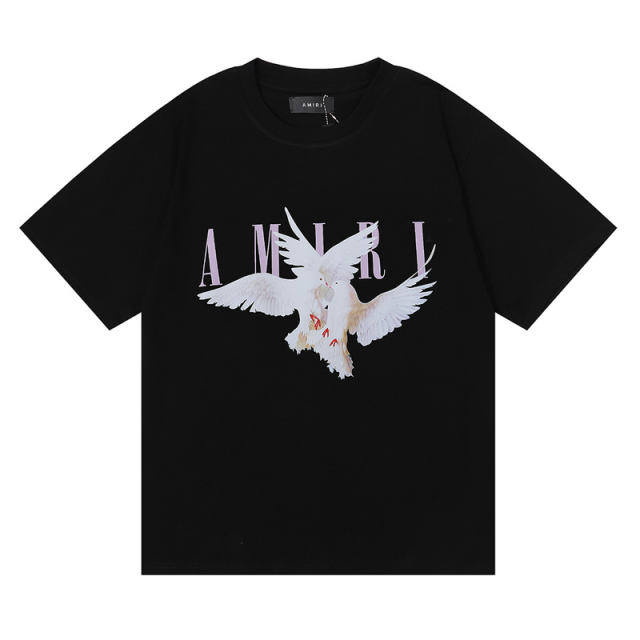 Dove of Peace Mauve Letter Print Tee 2 colors