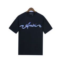 Flexible Blue Fonts T-Shirt Black White
