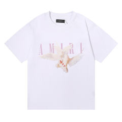 Dove of Peace Mauve Letter Print Tee 2 colors