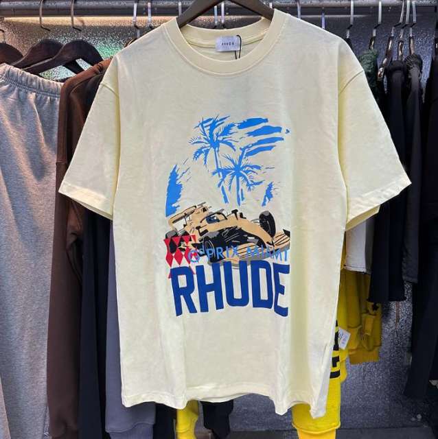 Rhude F1 Race The High T-Shirts 3 Colors