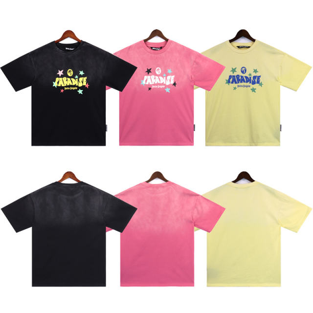 Star Paradise T-Shirt Black Yellow Red