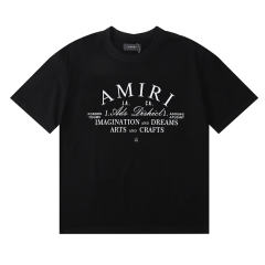 Chest monogrammed round neck Tee 2 colors