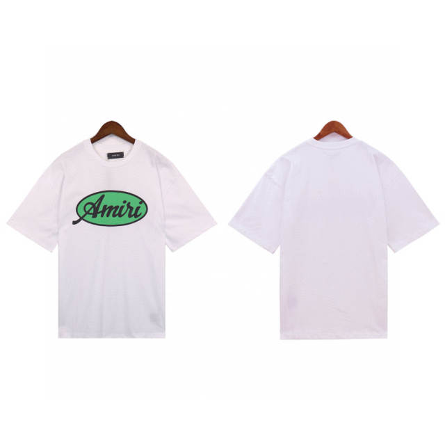 Green LogoT-Shirt Black White