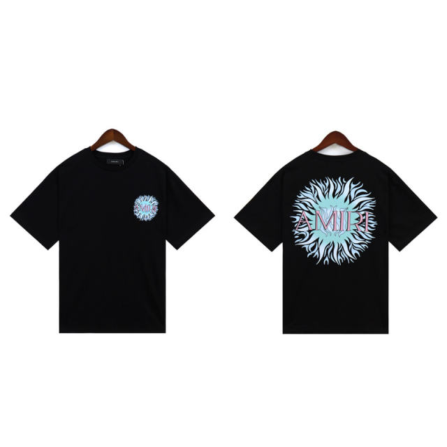 Sun T-Shirt Black White