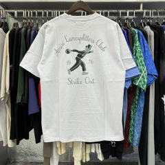 Discus Thrower Letter Logo Print Tee 2 colors