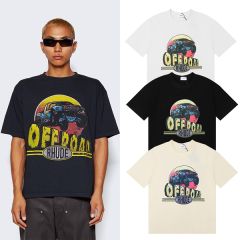 Rhude Vehicle T-Shirts (Black Beige White)
