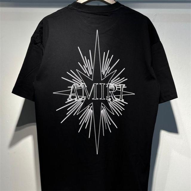 Amir* Blue Logo T-Shirt Black Beige