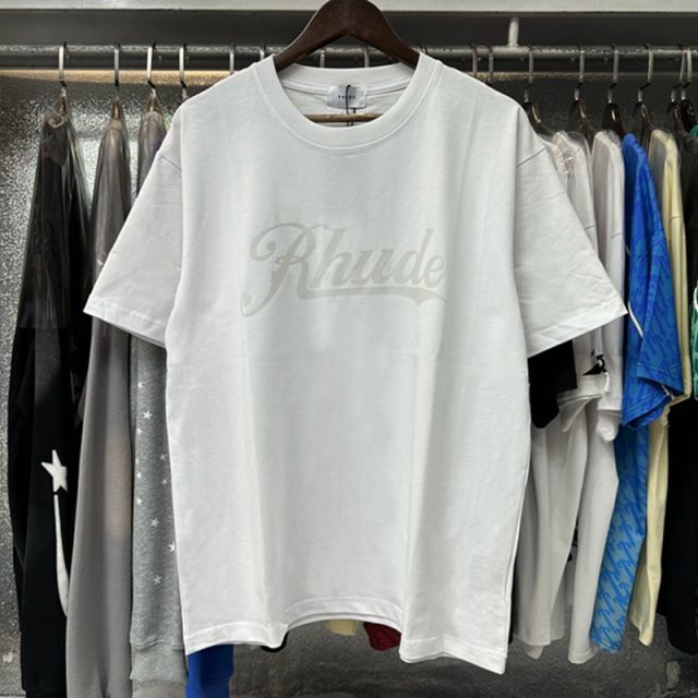 Rhude Egyptian Pharaoh T-Shirts (Black Beige White)