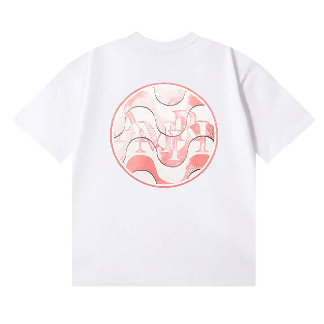 Round LogoT-Shirt Black White