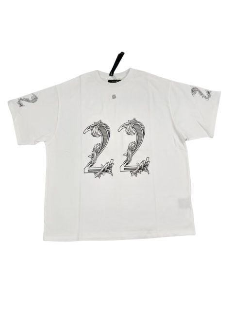 Vine Wrap Numeric Letter Print  Tee 3 colors
