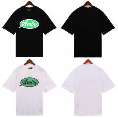 Green LogoT-Shirt Black White