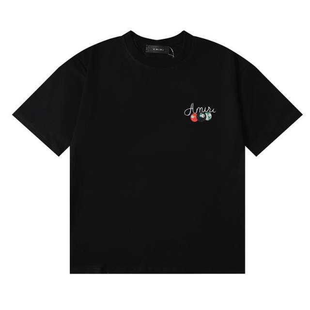 Billiards T-Shirt Black White