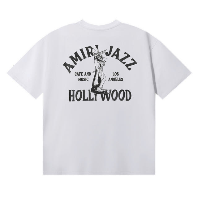 Mr. Jazz Wolf Letter Print tee 2 colors