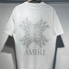 Amir* Classic Rhinestone T-Shirt Black White