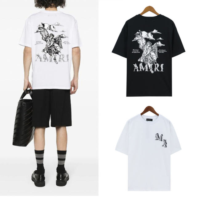 3D Fonts T-Shirt Black White