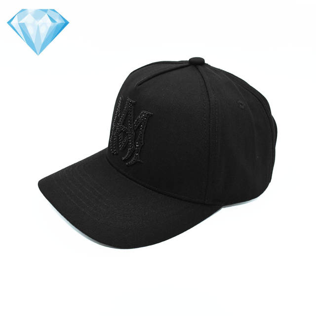 Amir* Hot Drill Embroidery Logo Duckbill Cap 4 colors