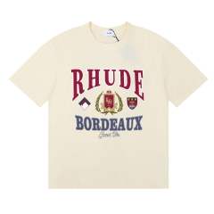 Rhude Bordeaux T-Shirts (Black Beige White)