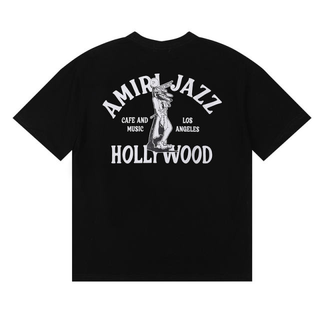 Mr. Jazz Wolf Letter Print tee 2 colors