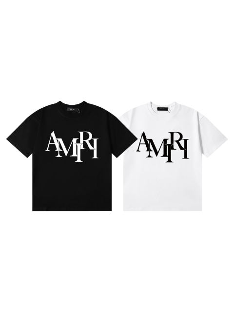 27880515 Colorblocked Letter Printed tee 2 colors