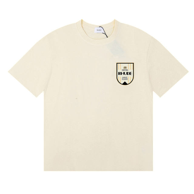 Rhude Mont Blanc T-Shirts (Black Beige White)