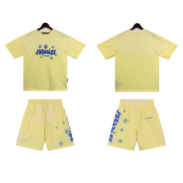 Star Paradise T-Shirt Black Yellow Red