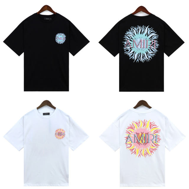 Sun T-Shirt Black White