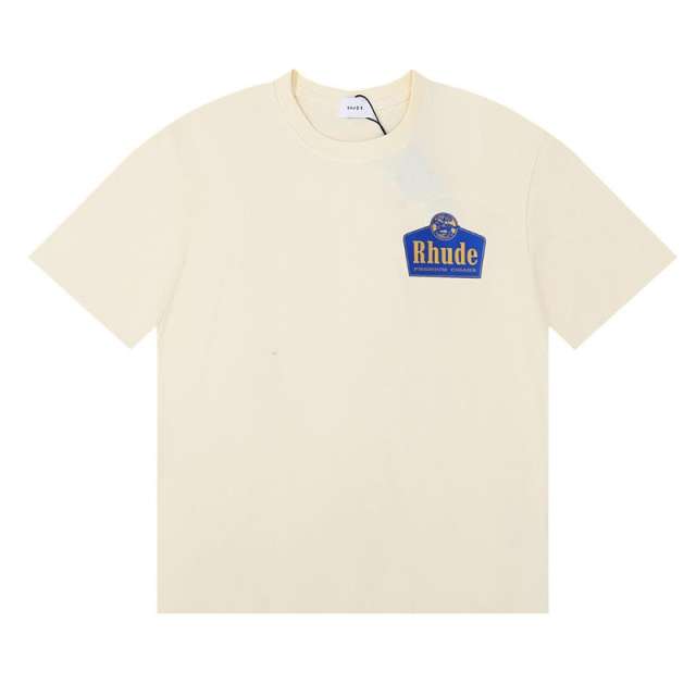 Rhude Cigar Cru T-Shirts (Black Beige White)