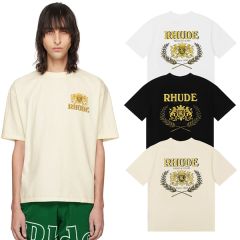 Rhude Rhude Cresta Cigar T-Shirts (Black Beige White)