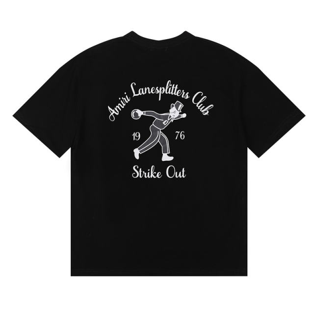 Discus Thrower Letter Logo Print Tee 2 colors