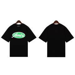 Green LogoT-Shirt Black White