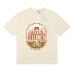 Rhude Premier Cru CHATEAU T-Shirts (Black Beige White)