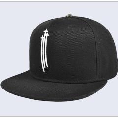 Embroidered logo flat brim cap 11 styles