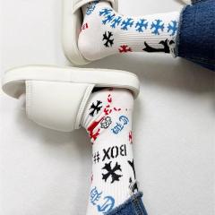 Sanskrit Alphabet Sports Stockings 2 colors