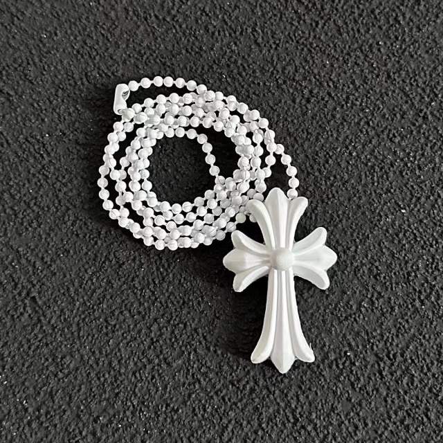 CH Resin Cross Necklace 9 colors
