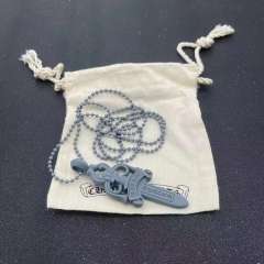 Macaron Multicolor Resin Sword Necklace 7 colors[【with dust bags】