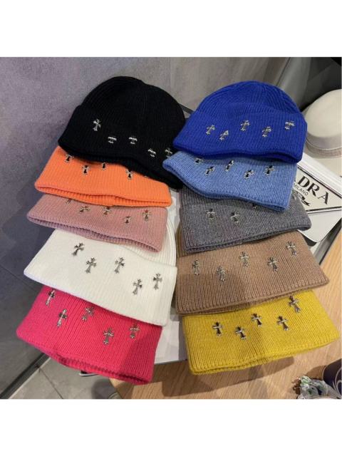 Five Metal Cross Knit beanie 10 colors