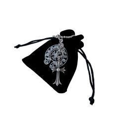 CH Single Ball Cross Necklace