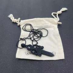 Macaron Multicolor Resin Sword Necklace 7 colors[【with dust bags】