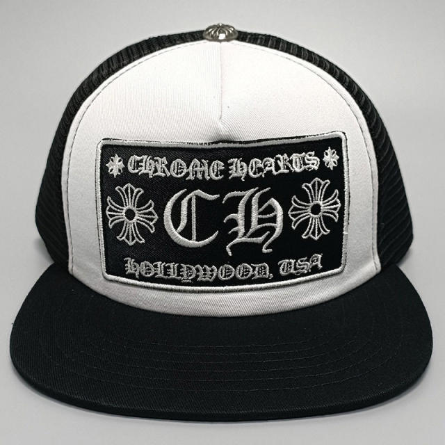 Embroidered logo flat brim cap 12 colors