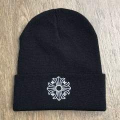 Horseshoe Loop Embroidered Knit beanie 8 colors