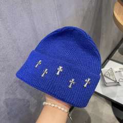 Five Metal Cross Knit beanie 10 colors