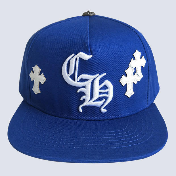 embroidered logo flat brim cap 4 colors