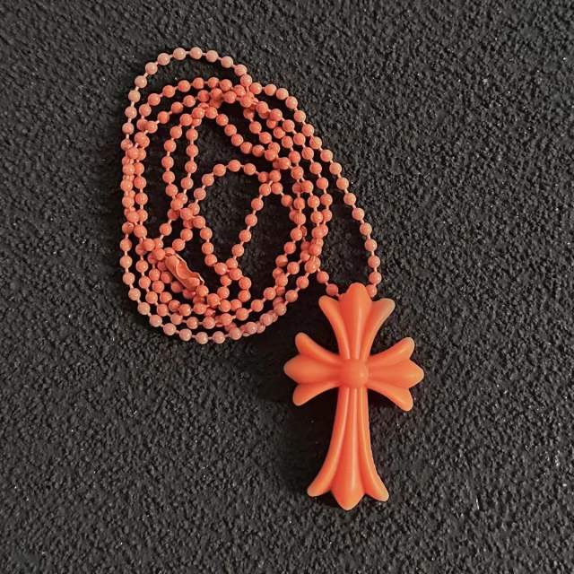 CH Resin Cross Necklace 9 colors