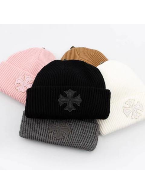 criss-crossed knit beanie 5 colors