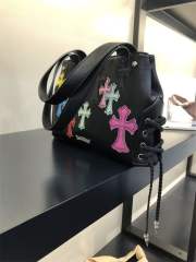 Colorful Cross Biker Retro Shoulder Underarm Bag