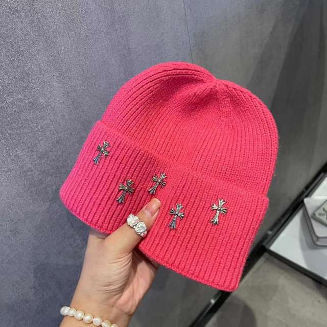 Five Metal Cross Knit beanie 10 colors